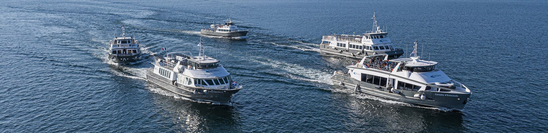 Flotte de vedettes à passagers Compagnie Corsaire